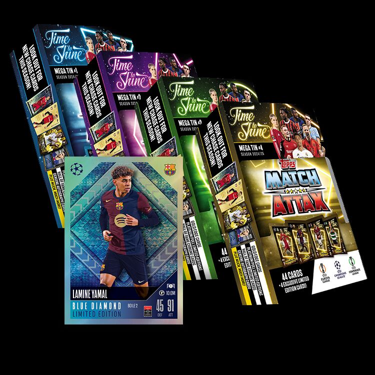 Product Topps UCC 2024/25 Match Attax Mega Tin (Τυχαία Επιλογή) image