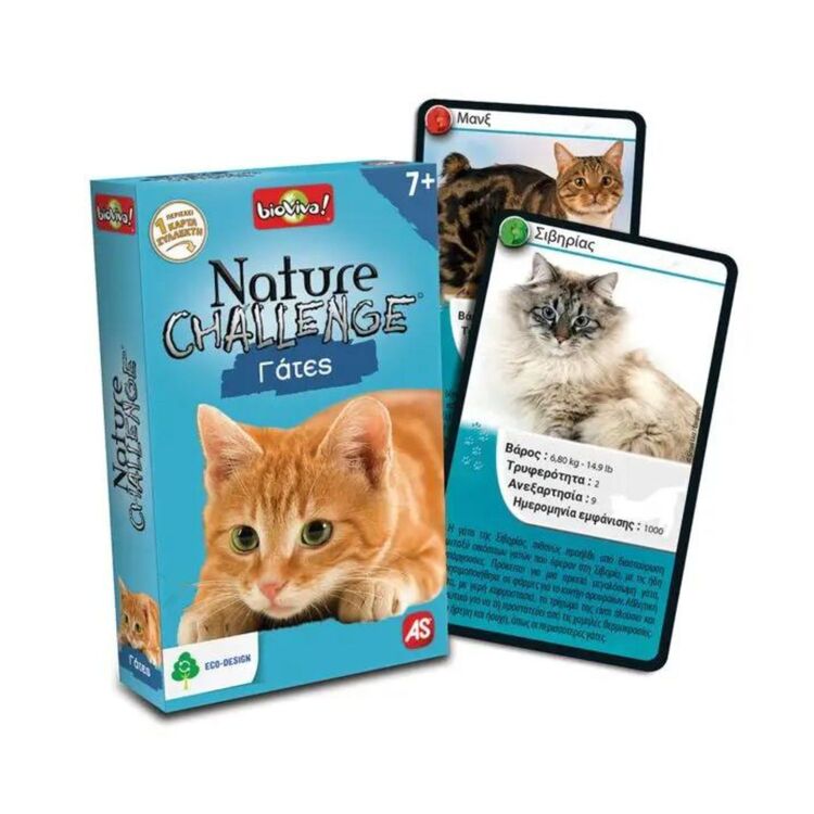 Product Παιχνίδια με Κάρτες Nature Challenge Γάτες image