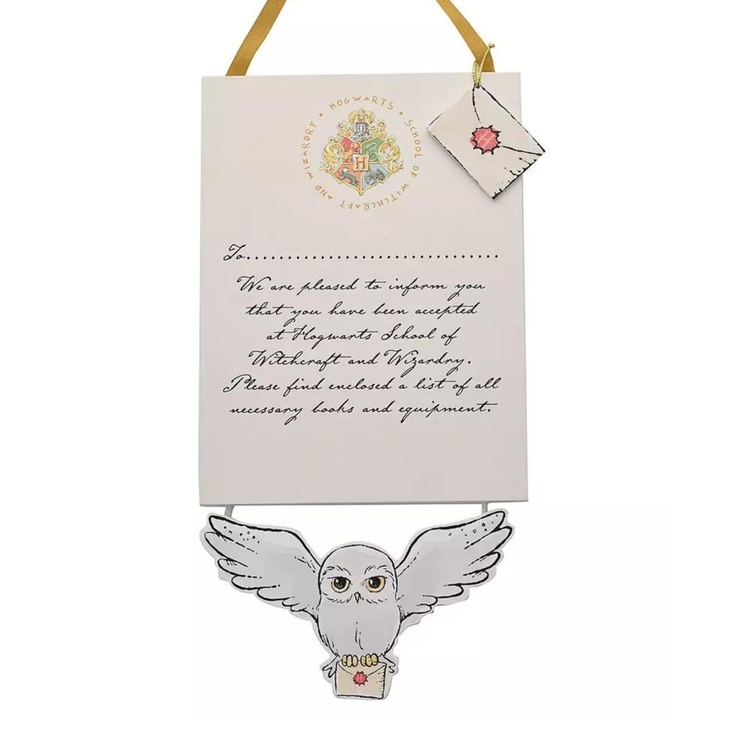 Product Harry Potter Charms Plaque Hogwarts Letter image