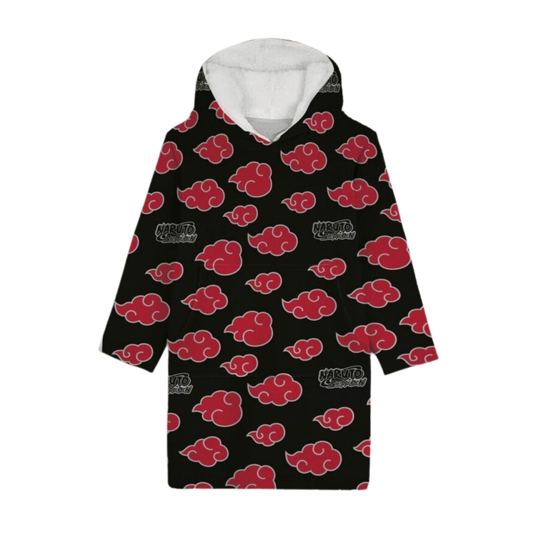 Product Naruto Aktsuki Coral Fleece Poncho image