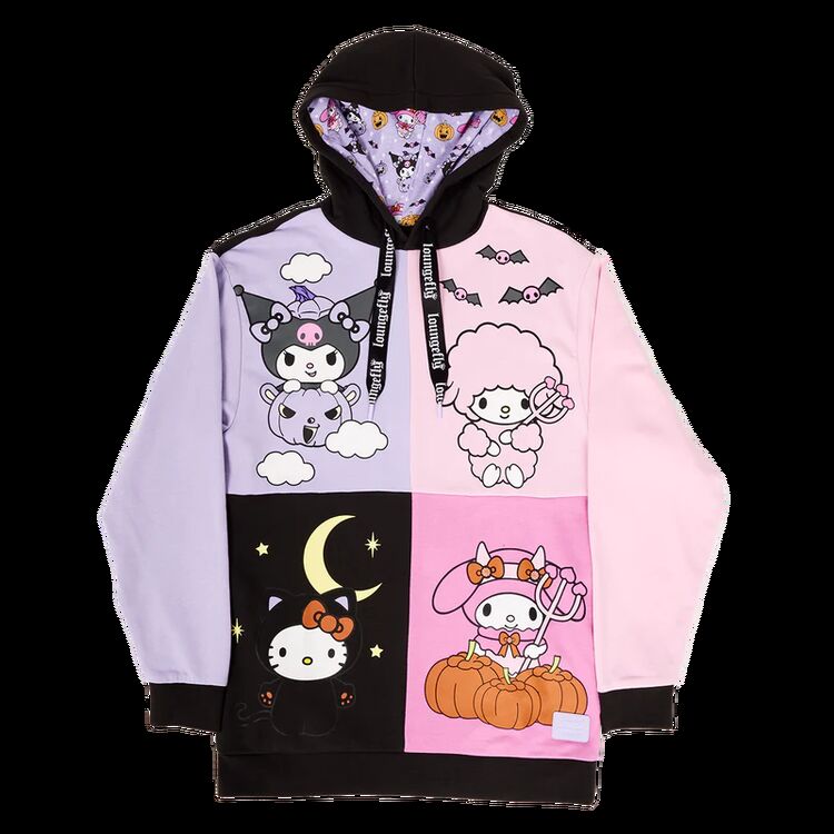 Product Sanrio Hello Kitty - Kuromi And My Melody Halloween Hooded Sweatshirt image