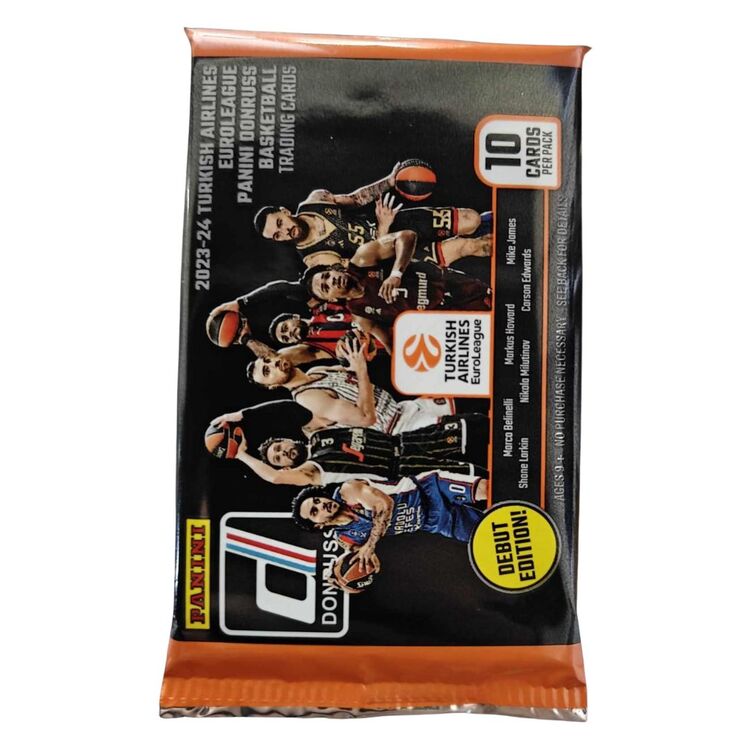 Product 2023-24 Donruss Turkish Airlines EuroLeague Basketball Hobby Box (Φακελάκι) image