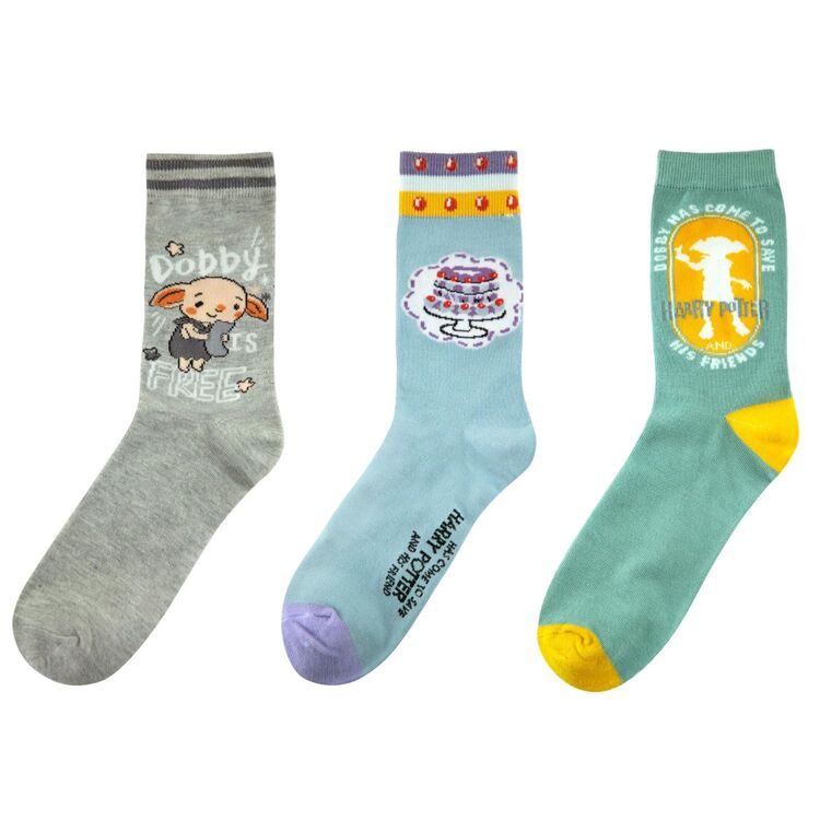 Product Κάλτσες Σετ των 3 Harry Potter Dobby image