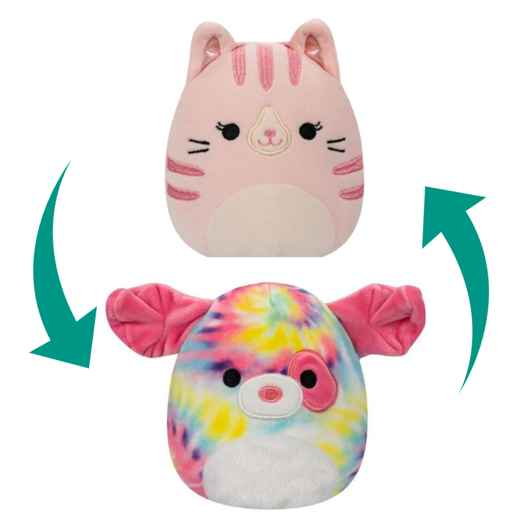 Product Λούτρινο Squishmallows Flip A Mallow Laura The Pink Tabby Cat/Sheena image