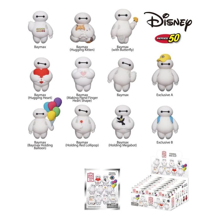 Product Φιγούρα/Μπρελόκ Baymax 3D Bag Clip (Τυχαία Επιλογή) (1pc) image