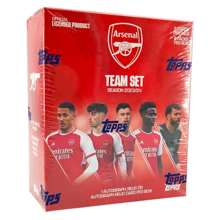 Product 2023-24 Arsenal TOPPS Team Set Box image