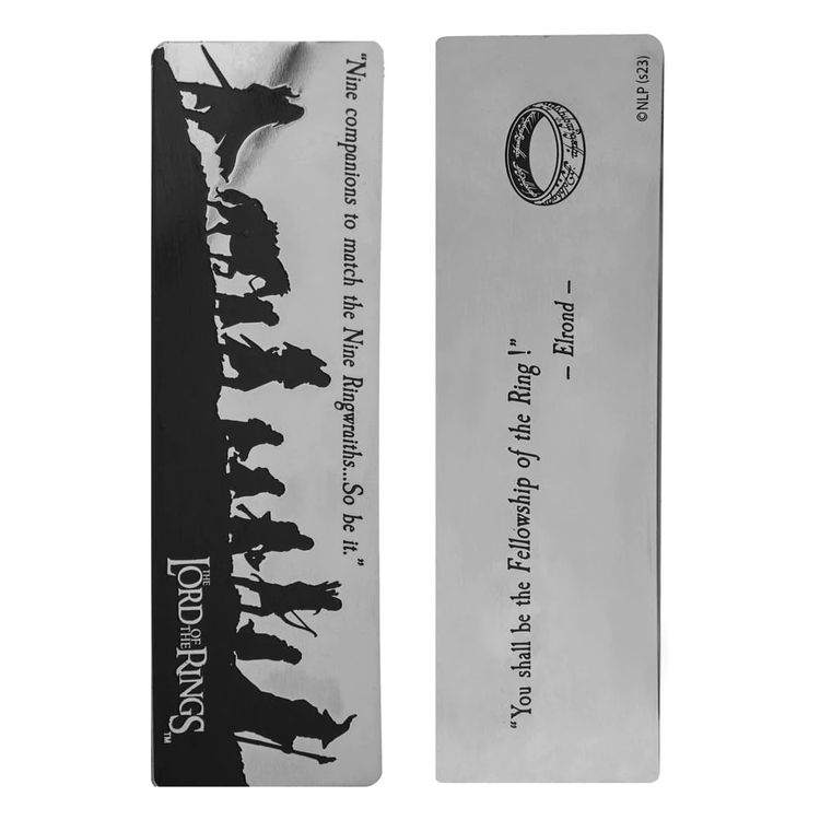 Product Μεταλλικός Σελιδοδείκτης Lord of The Rings Metal Bookmark image