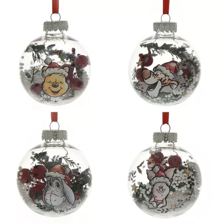 Product Winnie the Pooh Set of 4 Winnie the Pooh Baubles image